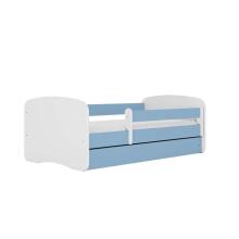 Bed babydreams blue without pattern with drawer without mattress 160/80