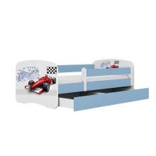 Bed babydreams blue formula with drawer with non-flammable mattress 160/80
