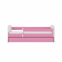 Babydreams bed, pink, without a pattern, with a drawer, without a mattress, 160/70
