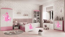 Bed babydreams pink princess on horse without drawer without mattress 160/80