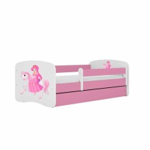 Bed babydreams pink princess on horse without drawer without mattress 140/70