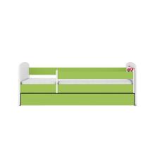 Bed babydreams green fire brigade with drawer with non-flammable mattress 180/80