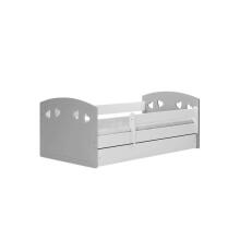 Bed Julia mix grey with drawer with non-flammable mattress 180/80