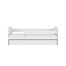 Bed babydreams white horse with drawer with non-flammable mattress 160/80
