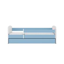 Bed babydreams blue horse with drawer with non-flammable mattress 140/70