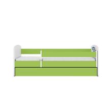 Bed babydreams green raccoon with drawer with non-flammable mattress 160/80