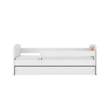 Bed babydreams white teddybear flowers with drawer with non-flammable mattress 160/80