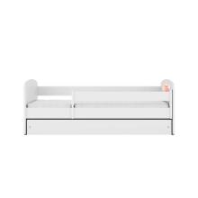 Bed babydreams white teddybear butterflies with drawer with non-flammable mattress 180/80