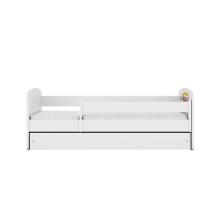Bed babydreams white zoo with drawer with non-flammable mattress 180/80