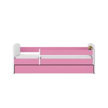 Bed babydreams pink truck with drawer with non-flammable mattress 140/70