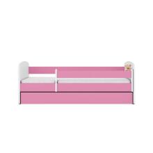 Bed babydreams pink teddybear flowers with drawer with non-flammable mattress 180/80