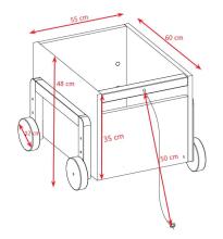 Toy box Victor white