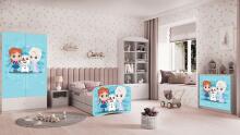 Babydreams white Frozen bed with a drawer, coconut mattress 160/80