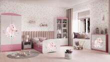 Bed babydreams pink horse without drawer without mattress 180/80