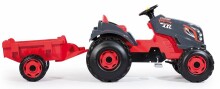 SMOBY - 710200S Smoby traktorius su pedalais ir priekaba