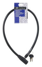 Замок Force ECO Black без держателя 70cm / 8mm,