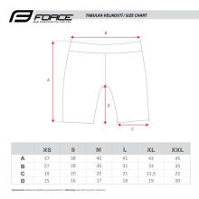 Velo šorti  Force Rose Black/Pink XL