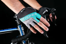 Велоперчатки FORCE RIVAL Black/Turquoise xL
