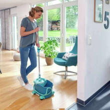 LEIFHEIT Grīdas uzkopšanas komplekts Clean Twist Disc Mop Ergo Mobile