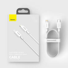 Baseus Superior vads USB Type C - Lightning 20 W 1,5 m balts (CATLYS-B02)