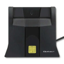 Сканер смарт-карт Qoltec 50643 | USB 2.0 | Подключи и играй