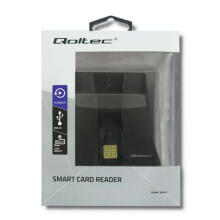 Сканер смарт-карт Qoltec 50643 | USB 2.0 | Подключи и играй
