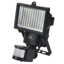 Maclean MCE442 saules spuldze LED plūdu gaismas kustības sensors plūdu gaismas sienas lampa Dusk IP44 6W 6000K