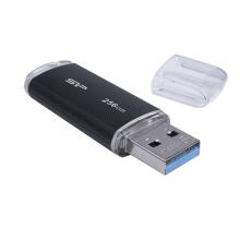 SILICON POWER Blaze B02 USB zibatmiņas disks 256 GB USB Typu-A 3.2 Gen 1 (SP256GBUF3B02V1K) Melns