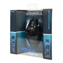 E-Blue EMS642 Master Of Destiny Spēļu Datora Pele ar Papildus Pogām / LED / 3000 DPI / Avago Chipset / USB Melna