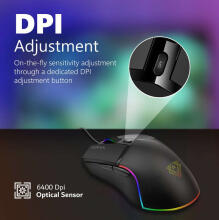 VERTUX Argon USB Игровая мышь с RGB подсветкой