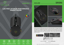 VERTUX Argon USB Игровая мышь с RGB подсветкой