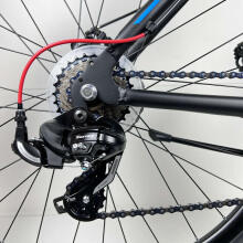 Vīriešu kalnu velosipēds  Esperia Draco Aluminim 7300 TY30 21V Blue/Black/Red (Rata izmērs: 27.5 Rāmja izmērs: M)