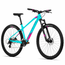 Kalnu velosipēds Rock Machine 29 Catherine 10-29 Gaiši zils/rozā (Rata izmērs: 29 Rāmja izmērs: L)