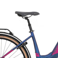 Электровелосипед Rock Machine Crossride e500B Lady синий/розовый (Размер колеса: 29 Размер рамы: M)