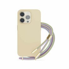 Epico Silicone Necklace Case iPhone 14 Pro Max (6,7") - bēšs