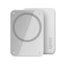 EPICO 4200MAH MAGSAFE SADERĪGA BEZVADU BAROŠANAS BANKA — GAIŠI PELĒKA