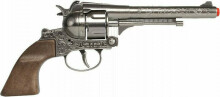 Металлический ковбойский револьвер, 12 патронов.