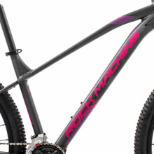 Женский горный велосипед Rock Machine Catherine 10-29 серый/розовый (Размер колеса: 29 Размер рамы: XS)
