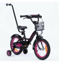 Tomabike 12 BMX  Art.163956 Black/Pink  Детский велосипед