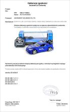 Adar Racing Sport Art.163971 Red Radiovadāmā mašīna