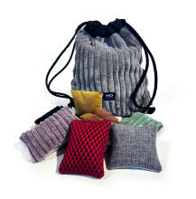 NO ODD Sensory Shapes Art.163975 Bag with 7 shapes, fillings and texture mini pillows