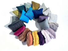 NO ODD Sensory Shapes Art.163975 Bag with 7 shapes, fillings and texture mini pillows