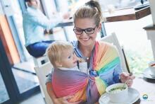 Little Frog Ring Sling Cotton Art.164054 Ammolite