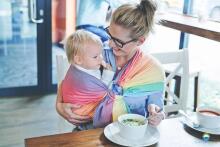 Little Frog Ring Sling Cotton Art.164054 Ammolite