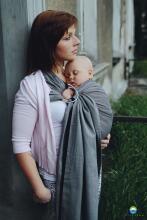Little Frog Ring Sling Cotton Art.164055 Herringbone  Слинг - платок с кольцами S размер (для детей до 36 месяцев)