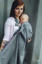 Little Frog Ring Sling Cotton Art.164055 Herringbone  Слинг - платок с кольцами S размер (для детей до 36 месяцев)