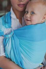 Little Frog Ring Sling Cotton Art.164058 Lazurite Слинг - платок с кольцами S размер (для детей до 36 месяцев)