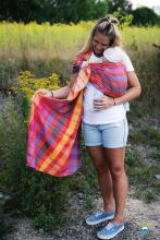 Little Frog Ring Sling Cotton Art.164061 Rhodonite Слинг - платок с кольцами S размер (для детей до 36 месяцев)
