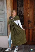 Little Frog Ring Sling Cotton Art.164078 Natural Wildness Слинг - платок с кольцами S размер (для детей до 36 месяцев)