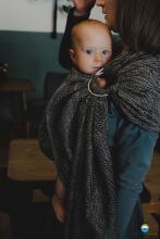 Little Frog Ring Sling Cotton Art.164088 Rocky Cube Слинг - платок с кольцами S размер (для детей до 36 месяцев)